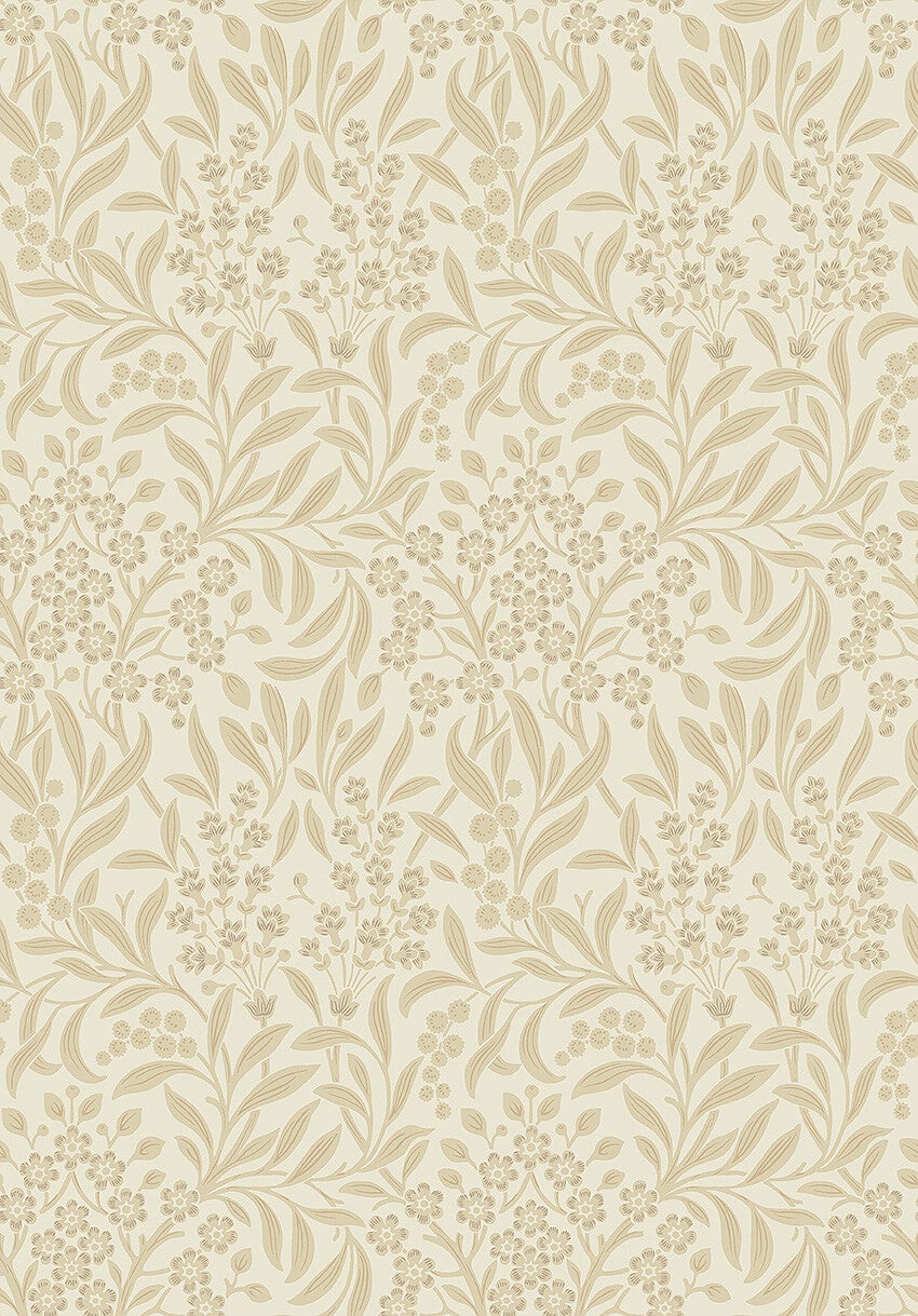 Kryddhyllan, beige tapet