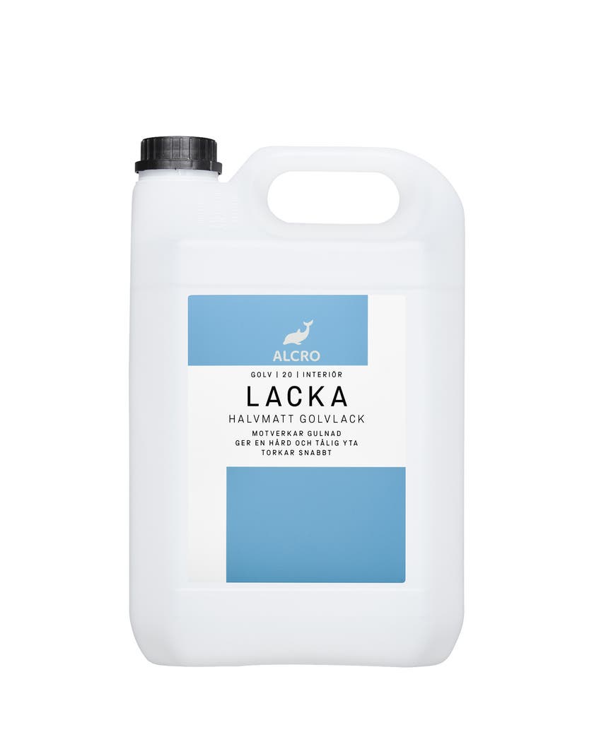 Lacka Halvmatt Golvlack