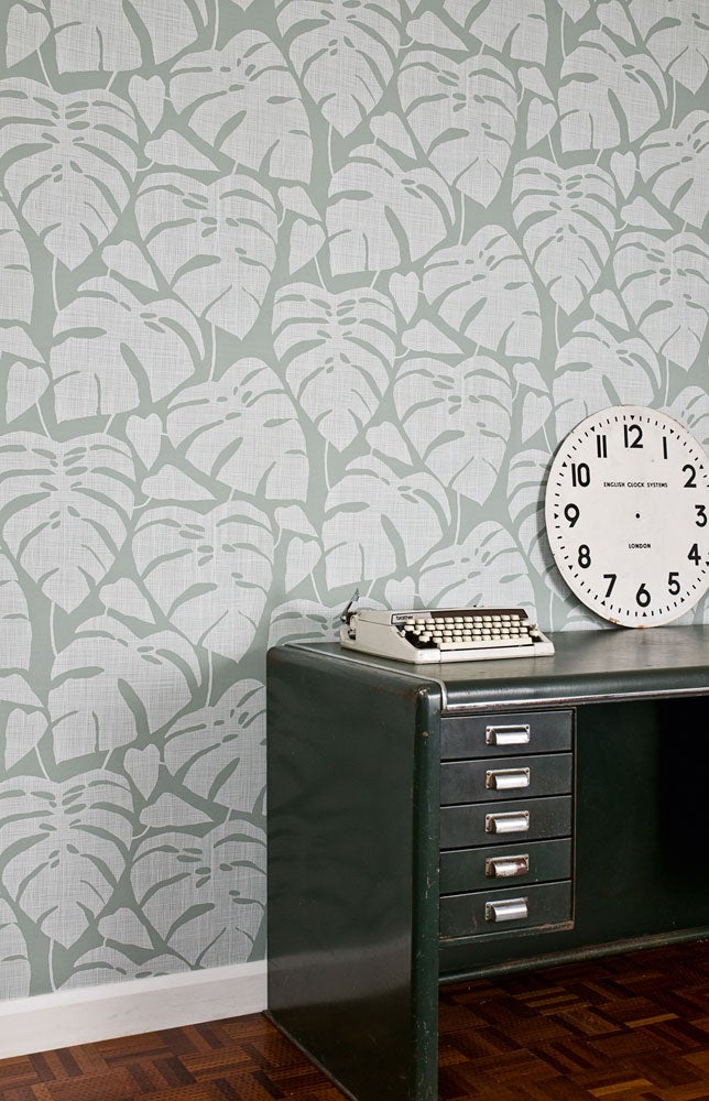 Guatemala, grön och vit tapet