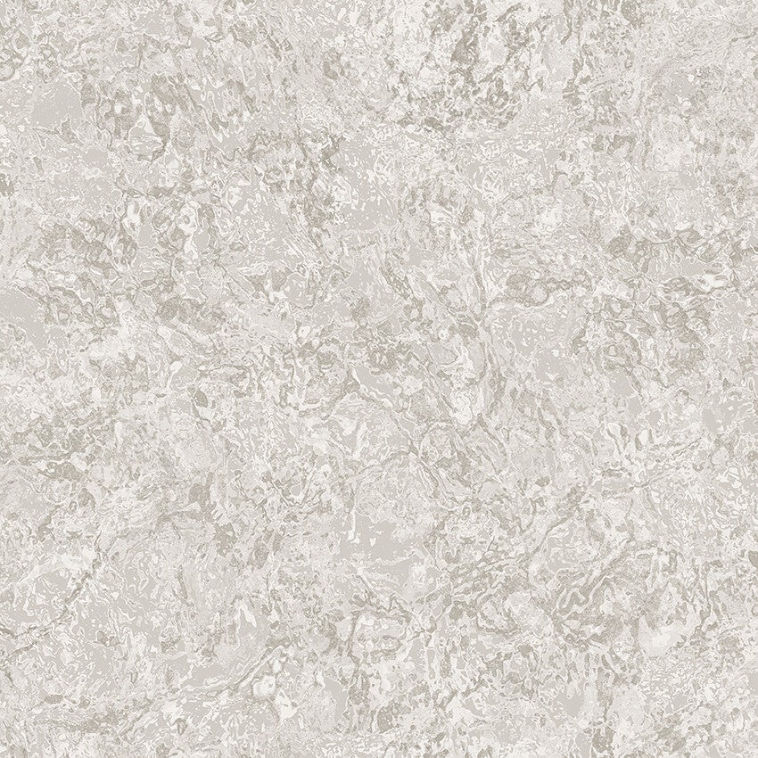 Travertine tapet i ljust grå toner