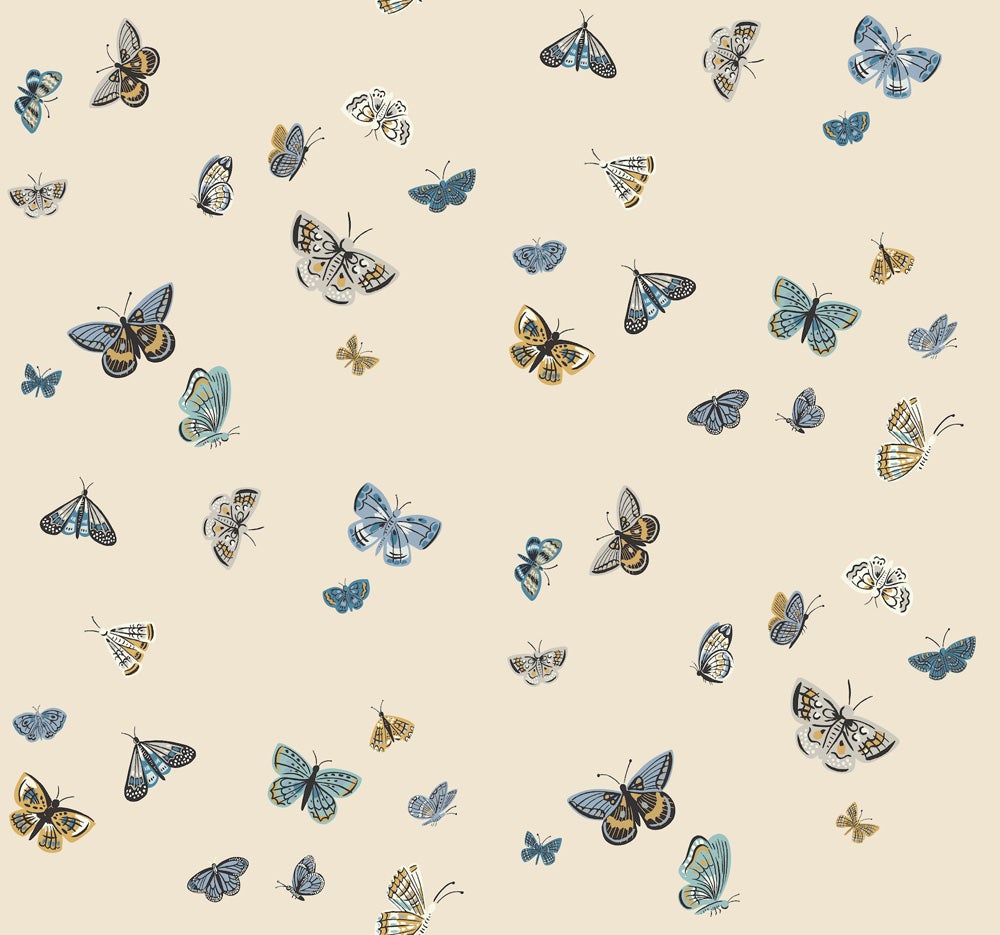 Butterfly House RF7412 Tapet