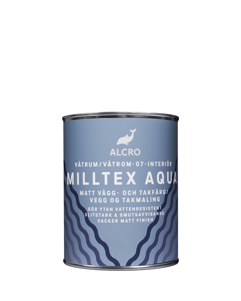 Milltex Aqua Matt Täckfärg