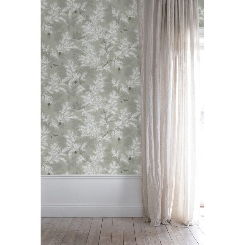 Tapet Duro Vintergläntan QuickUp Grå