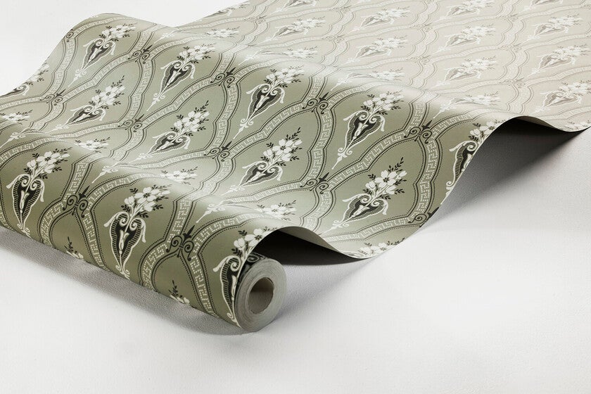 Klädesholmen, grön tapet