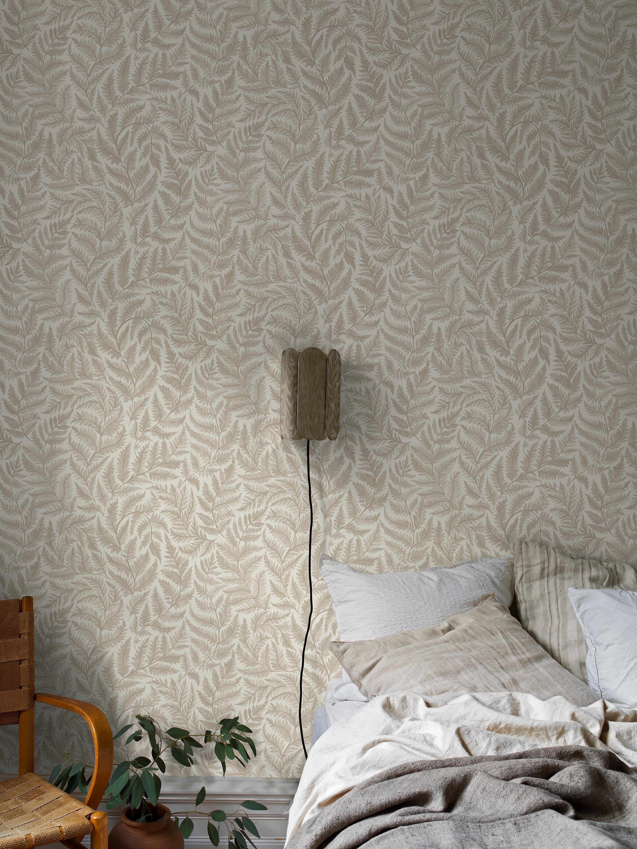Ferns, beige
