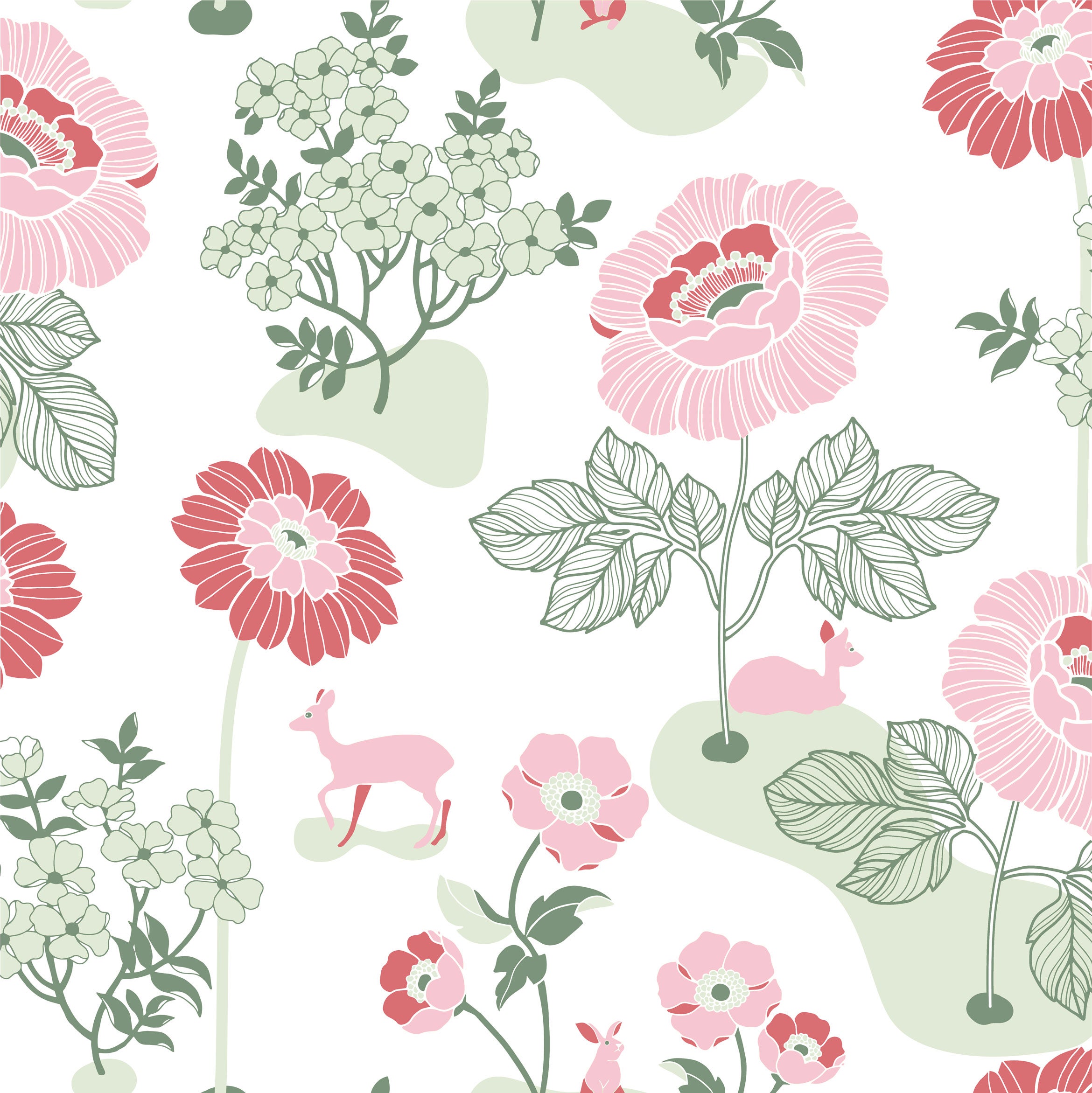 Blomsteräng Röd