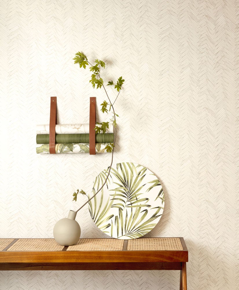 Essence snow, tapet i vit