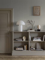 Golden Trellis, beige rutmönster