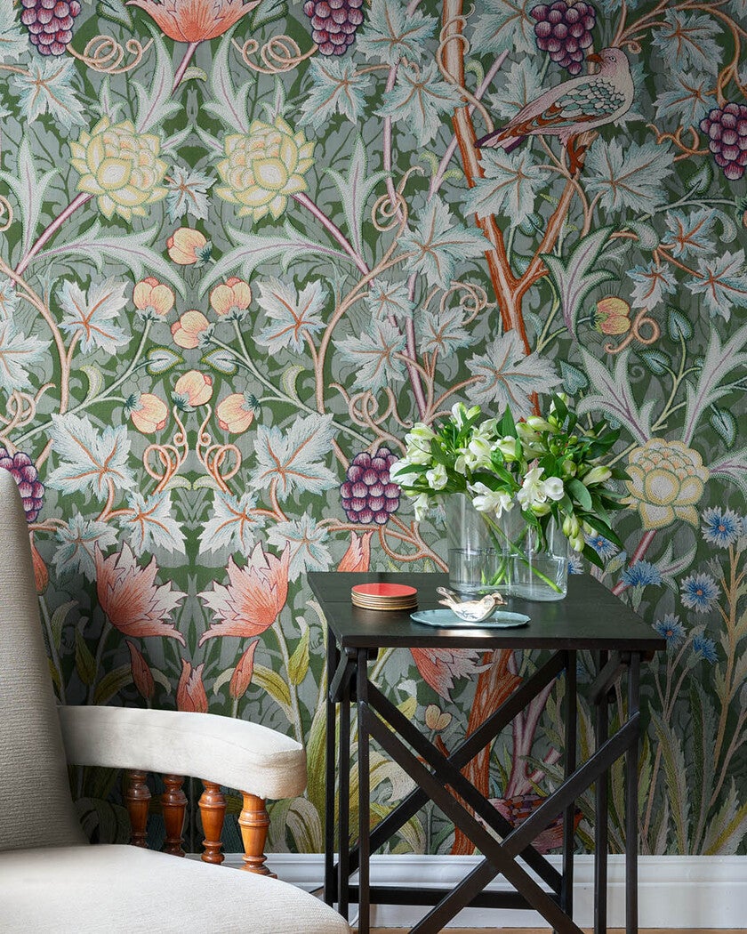 Vine Embroidery HT84001 tapet