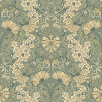 Öjvind, tapet i blågrått