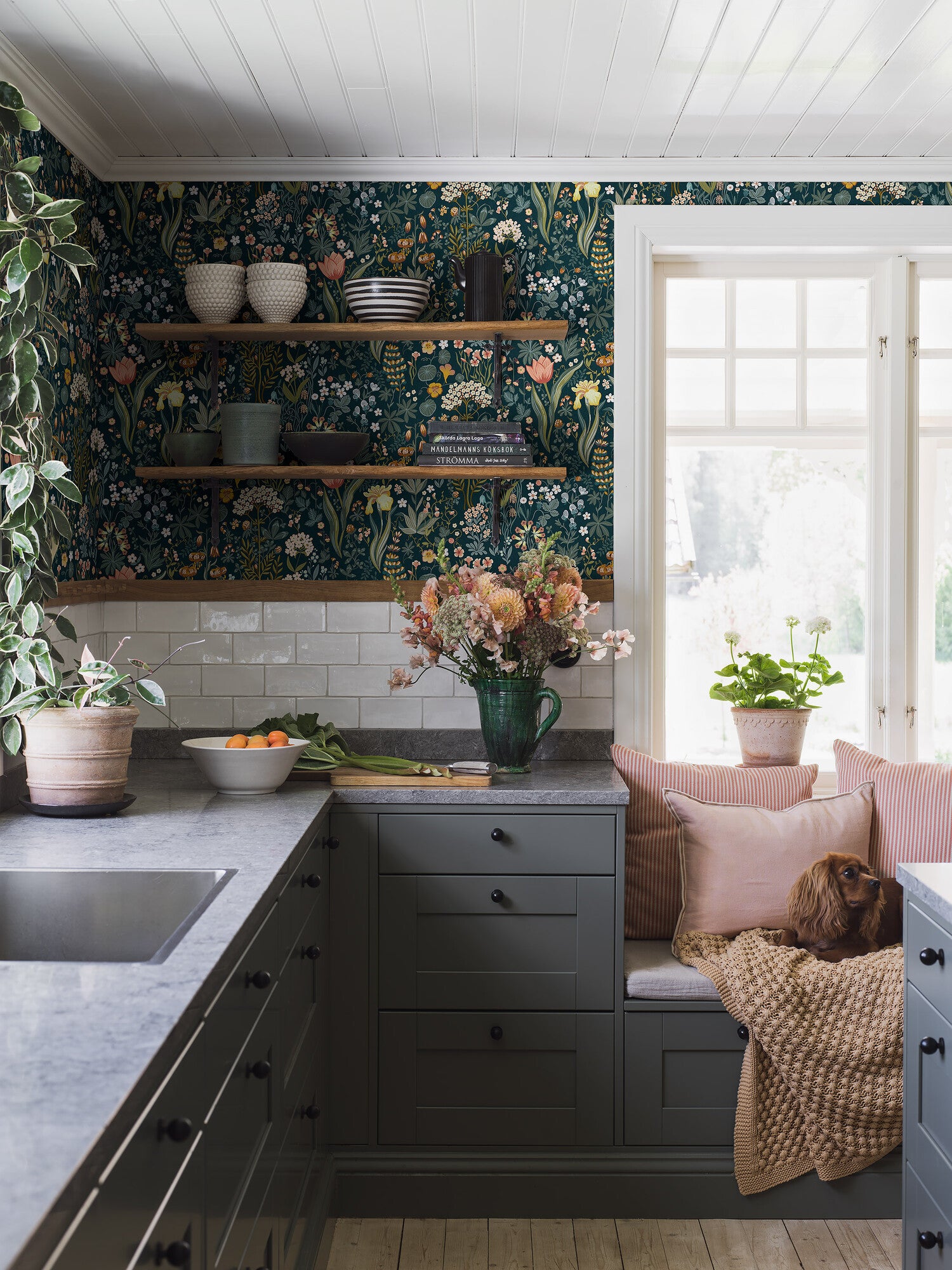 Blomsterhav 2055 tapet