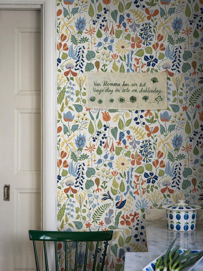 Stig Lindberg Herbarium, blommig ljus