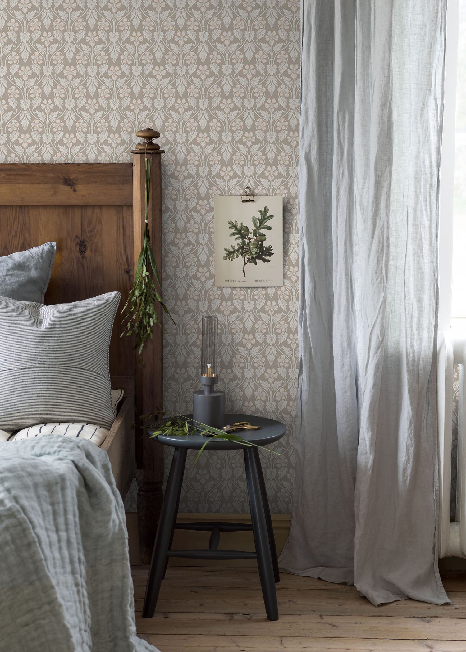 Nora, beige/brun